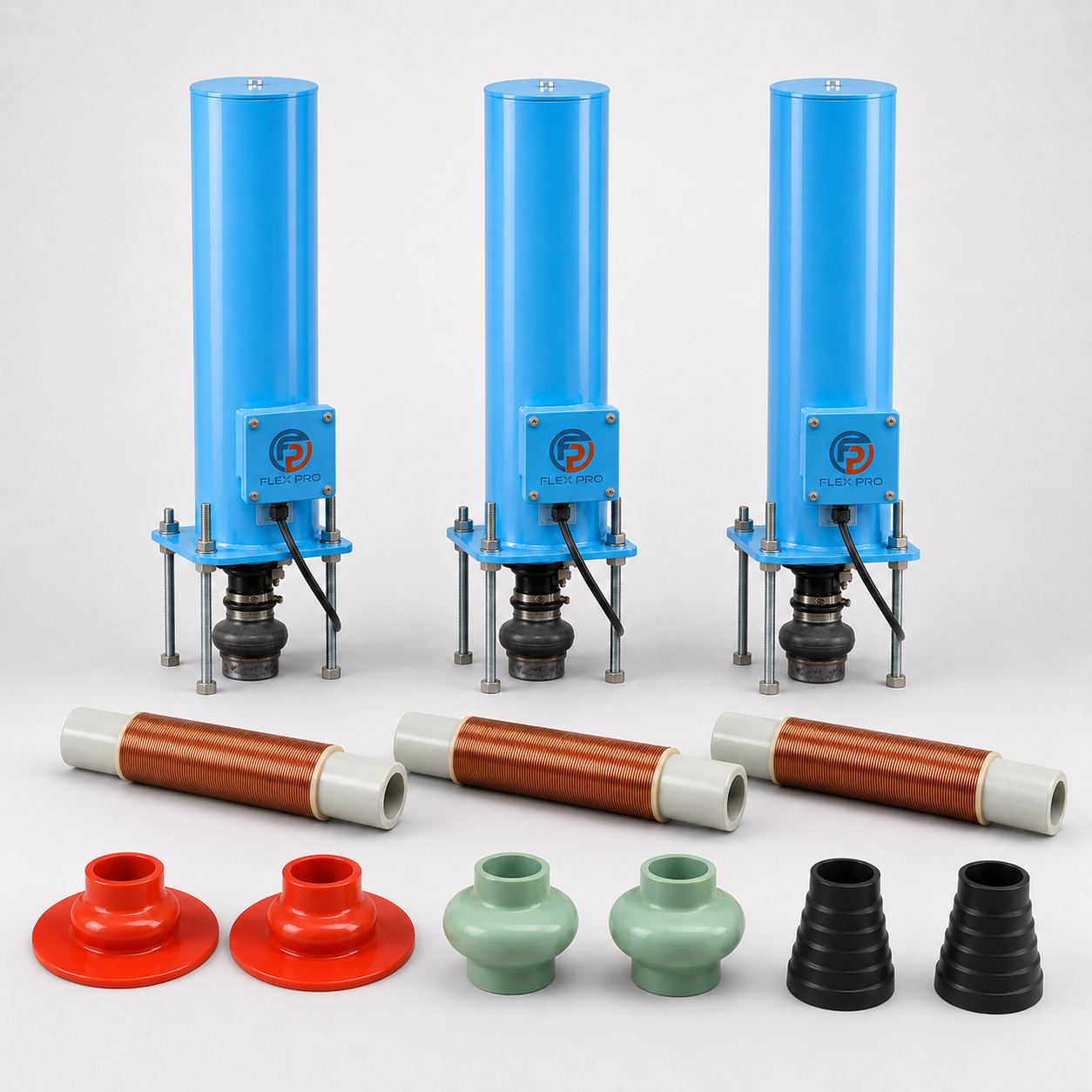Flex Pro ESP rapper coil systems with cartridges, boots and seals